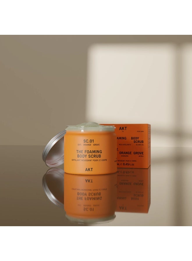 AKT London The Foaming Body Scrub SC.01 ORANGE GROVE 250ml - Image 1